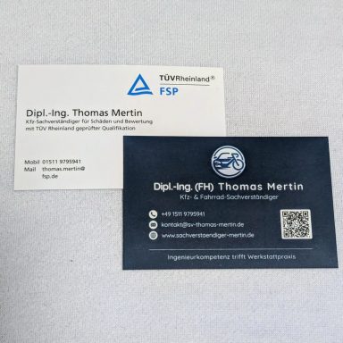 Dipl.-Ing. Thomas Mertin Visitenkarten